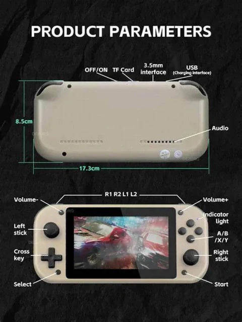 🕹️ Consola Retro Portátil M17:La máquina del tiempo con cientos de juegos clásicos en la palma de tu mano